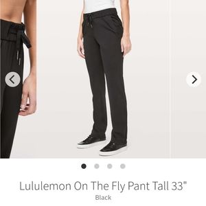 Lululemon On The Fly Pant Tall* 33"